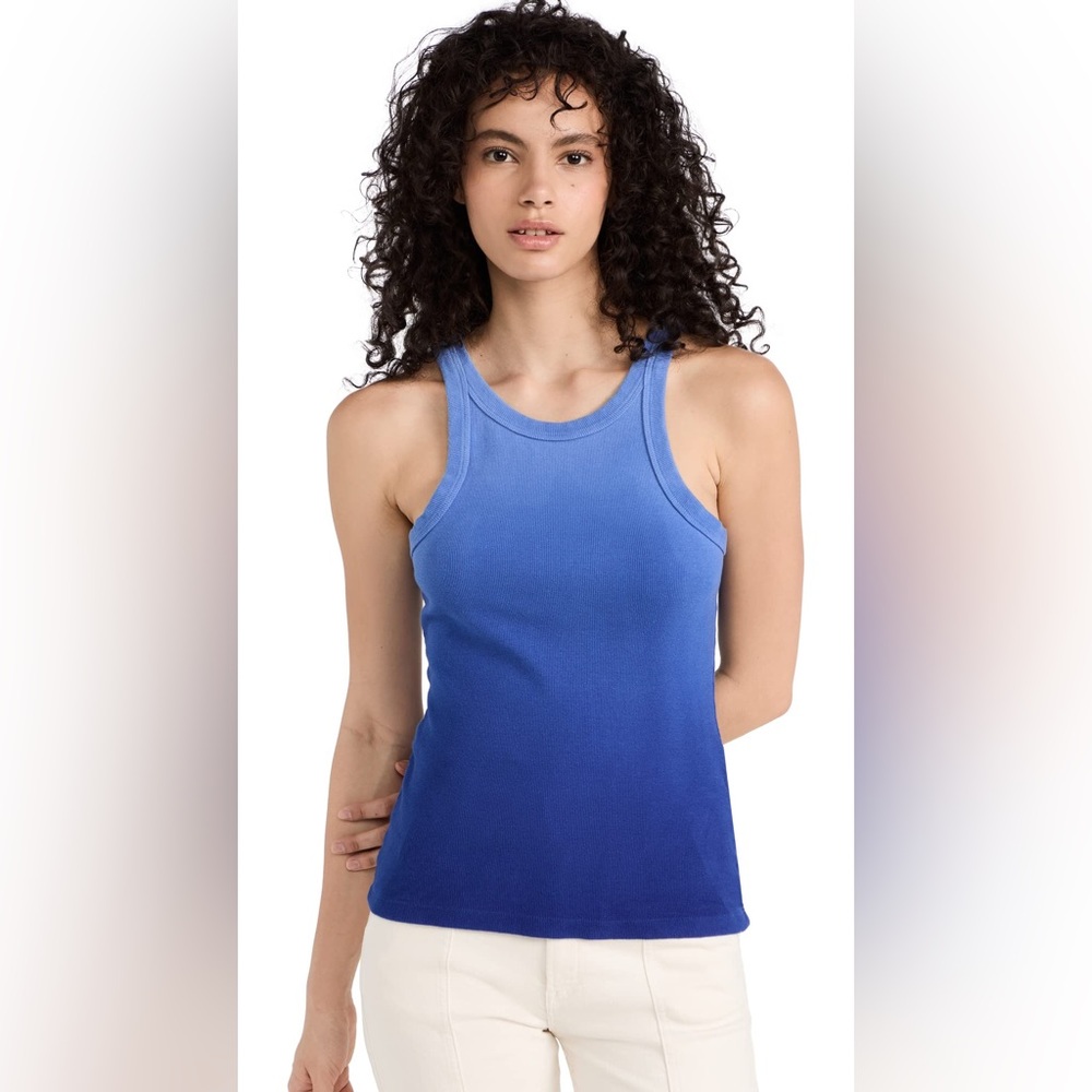 MOTHER The Chin Ups Tank Blue